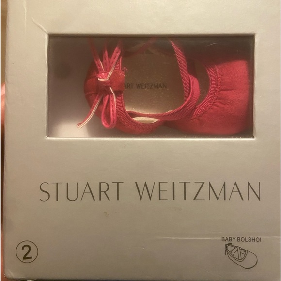 Infant size 2 pink ballet dress shoes - Picture 1 of 3